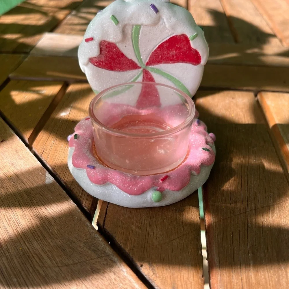 YANKEE CANDLE Peppermint Christmas Candle Holder